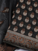 Woven Chanderi Unstitched Suit With Dupatta